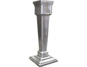 Colonne pour boîte aux lettres en aluminium grand modèle 1950 (Alu)