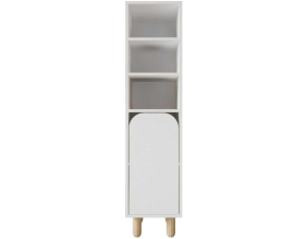 Colonne de rangement en aggloméré Parma (Blanc)