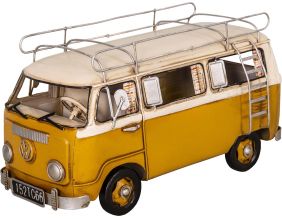 Combi Wolkswagen en fer jaune