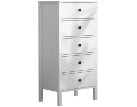 Commode en aggloméré Frannie (Modèle 1 : 58 x 40 x 116,3 cm)