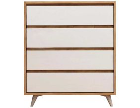 Commode en aggloméré 4 tiroirs Suvera