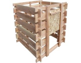 Composteur en bois de douglas naturel (379 litres)