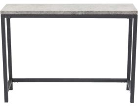 Console en acier et MDF Rise (Plateau imitation béton)