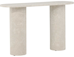 Console effet marbre Narvik 130 x 80 x 40 cm