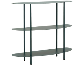 Console en métal Saturn 90 x 28 x 81 cm (Vert)