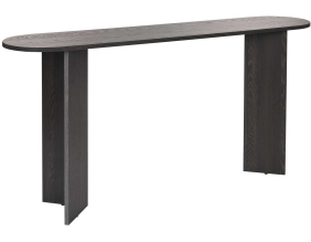 Console moderne en aggloméré Sira (Noir)