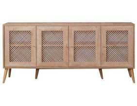 Console 4 portes en aggloméré Goose (Chêne)