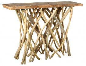 Console teck pied branchage Puzzle