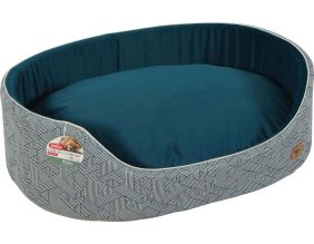 Corbeille bi-matière avec coussin déhoussable Kanga (80 cm)