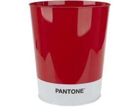 Corbeille à papier en métal Pantone (Rouge)