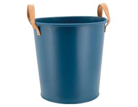 Corbeille à papier en métal Cargo (Bleu)
