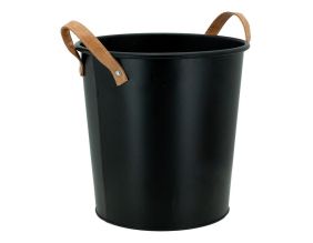 Corbeille à papier en métal Cargo (Noir)