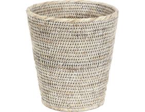 Corbeille à papier en rotin (Rotin patiné )