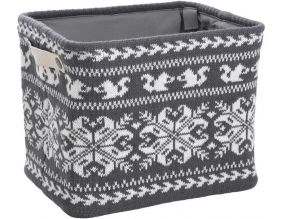 Corbeille de rangement en laine Chalet