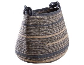 Corbeille de rangement en  jute et polyester