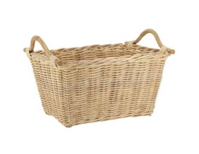 Corbeille à linge en rotin naturel