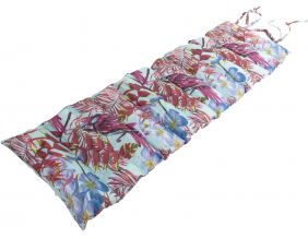 Coussin bain de soleil nomade à motifs (Motif ara)