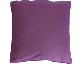 Coussin carré pour dossier de canapé 60 cm (Aubergine)