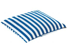 Coussin 100% coton 50 cm Faro (Bleu et blanc)