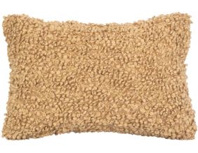 Coussin en coton Purity 50 x 30 cm (Marron sable)