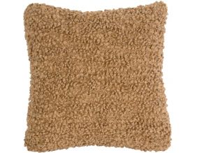 Coussin en coton Purity square (Marron sable)