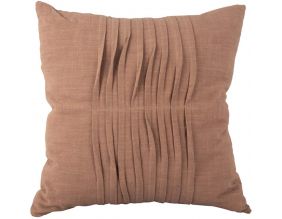 Coussin en coton 45 x 45 cm Wave (Chocolat)