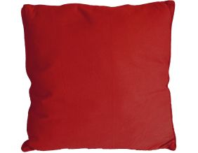 Coussin en coton coloré Salsa 45 cm (Rouge)