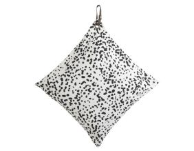 Coussin en coton avec sangle cuir (NCO1960)