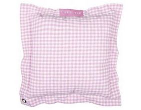 Coussin déco 45cm 100% coton St Tropez (Rose)