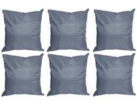 Coussin extérieur carré 45 cm Sun (Lot de 6) (Gris anthracite)