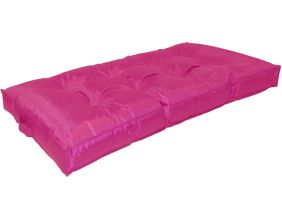 Coussin de palette en polyester coloré 120 cm (Fuchsia)