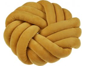 Coussin rembourré en polyester 31 cm (Jaune)