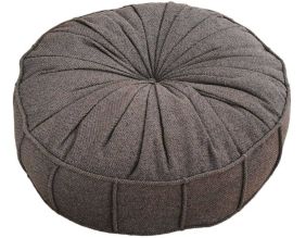 Coussin de sol effet bouclette Teddy (Anthracite)