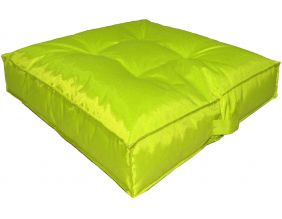 Coussin de sol intérieur extérieur coloré (Vert anis)