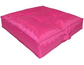 Coussin de sol intérieur extérieur coloré (Fuchsia)