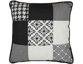 Coussin en tissu patchwork 40 x 40 cm