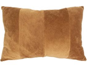 Coussin en velours Velvet 60 x 40 cm (Chocolat)