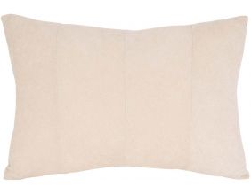 Coussin en velours Velvet 60 x 40 cm (Ivoire)