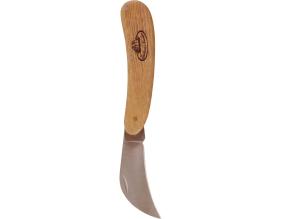 Couteau serpette en acier inoxydable et bois de frêne