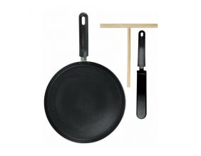 Crêpière tous feux dont induction 28 cm avec ustensiles
