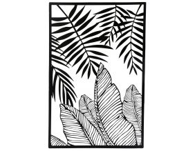 Décoration murale en métal Feuilles 40 x 60 cm