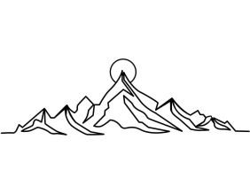 Décoration murale en métal Nature (Everest)