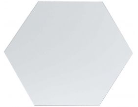 Décoration murale miroir à coller Palette (Hexagone)