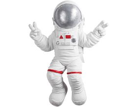 Décoration murale en polyester Astronaute (Casque argenté)