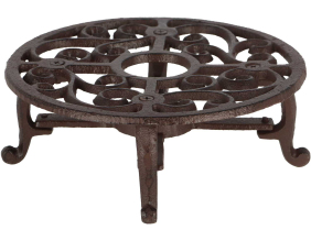Dessous de plat chauffe-plat en fonte