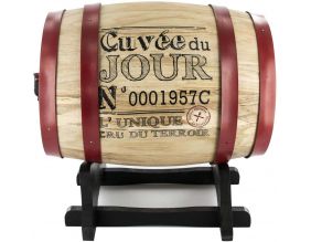 Distributeur de vin tonneau 5 litres Bistrot (Rouge)