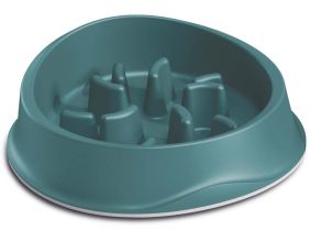 Ecuelle antidérapante Slow feeder 1 litre (Vert)