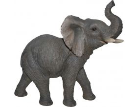 Elephant marchant en résine 30 cm