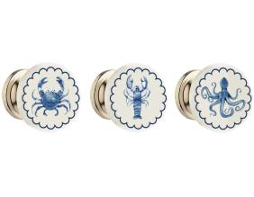 Ensemble de 3 boutons de porte Mer