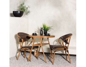 Ensemble table et 2 chaises Abrantes